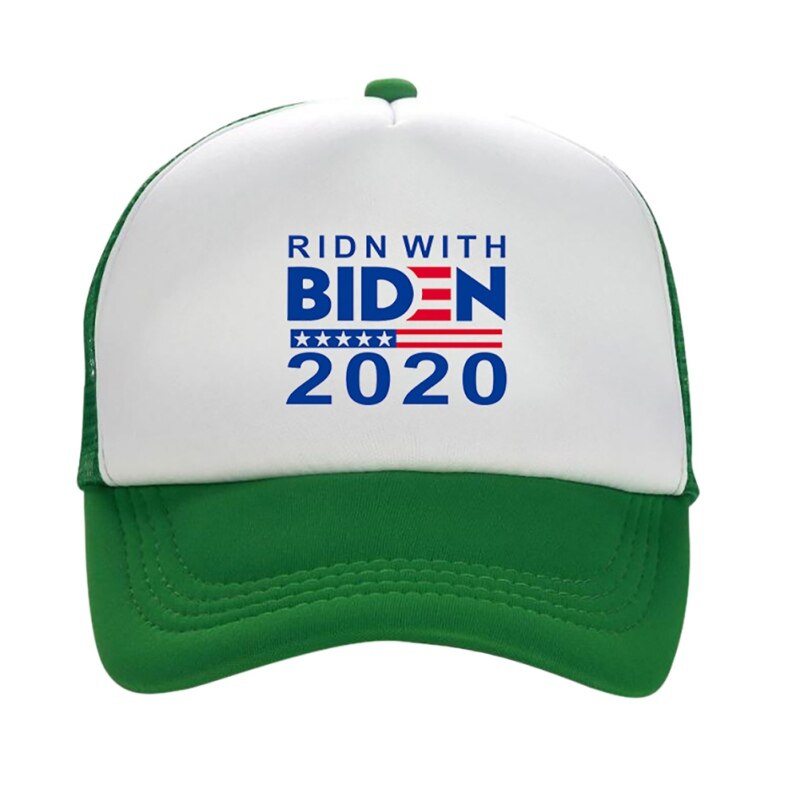 Biden American Flag Baseball Cap Adjustable Sun Mesh Running Hat American Election Breathable Baseball Hat: AGW