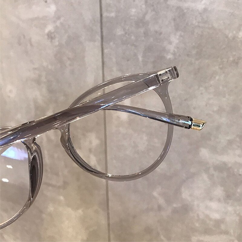 Imwete fasjonable brilleramme til kvinner årgang blå lys datamaskin menn brille rundt optiske briller