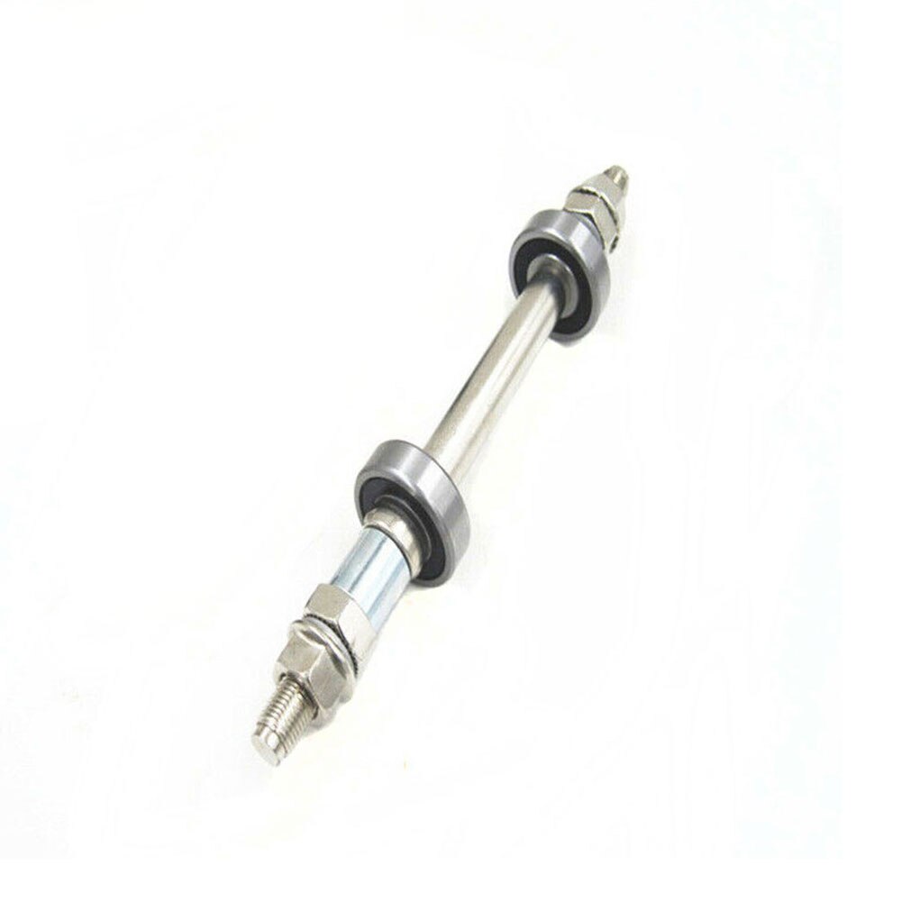 14cm/18cm Mountain Bike Bearing Bearing Solid Shaft Bicycle Front Rear Bearings Bikes Wheel Hub Axle Lever Metal Bicycle Parts: Rear solid shaft