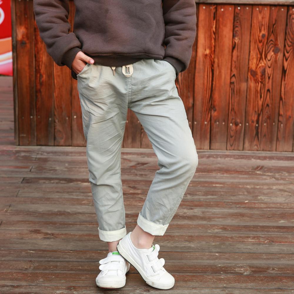 DIIMUU pantaloni sottili estivi pantaloni per ragazzi pantaloni in cotone per bambini pantaloni per bambini stile elastico in vita pantaloni lunghi misura 3 anni