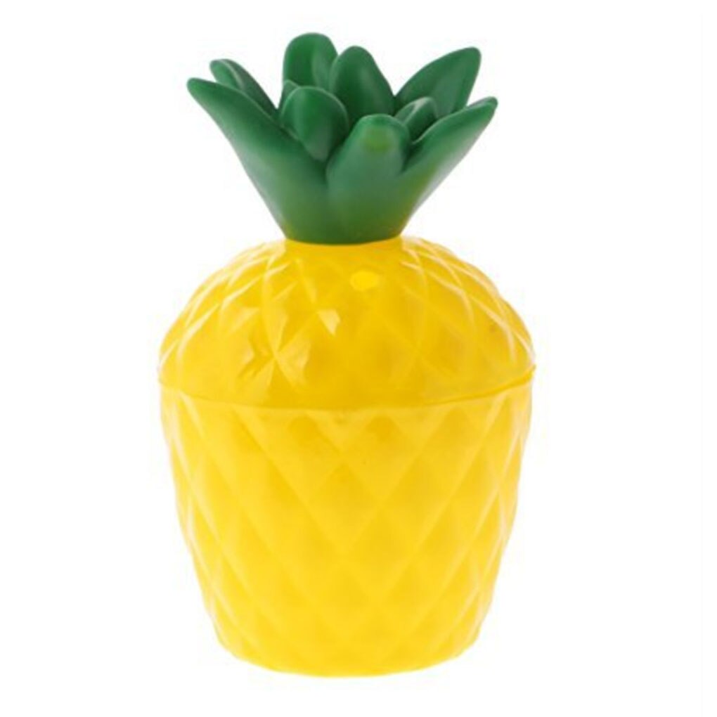 Hawaiian ananas kop tropisk frugt halm bordservice twist-åben låg drikkevarer: Default Title