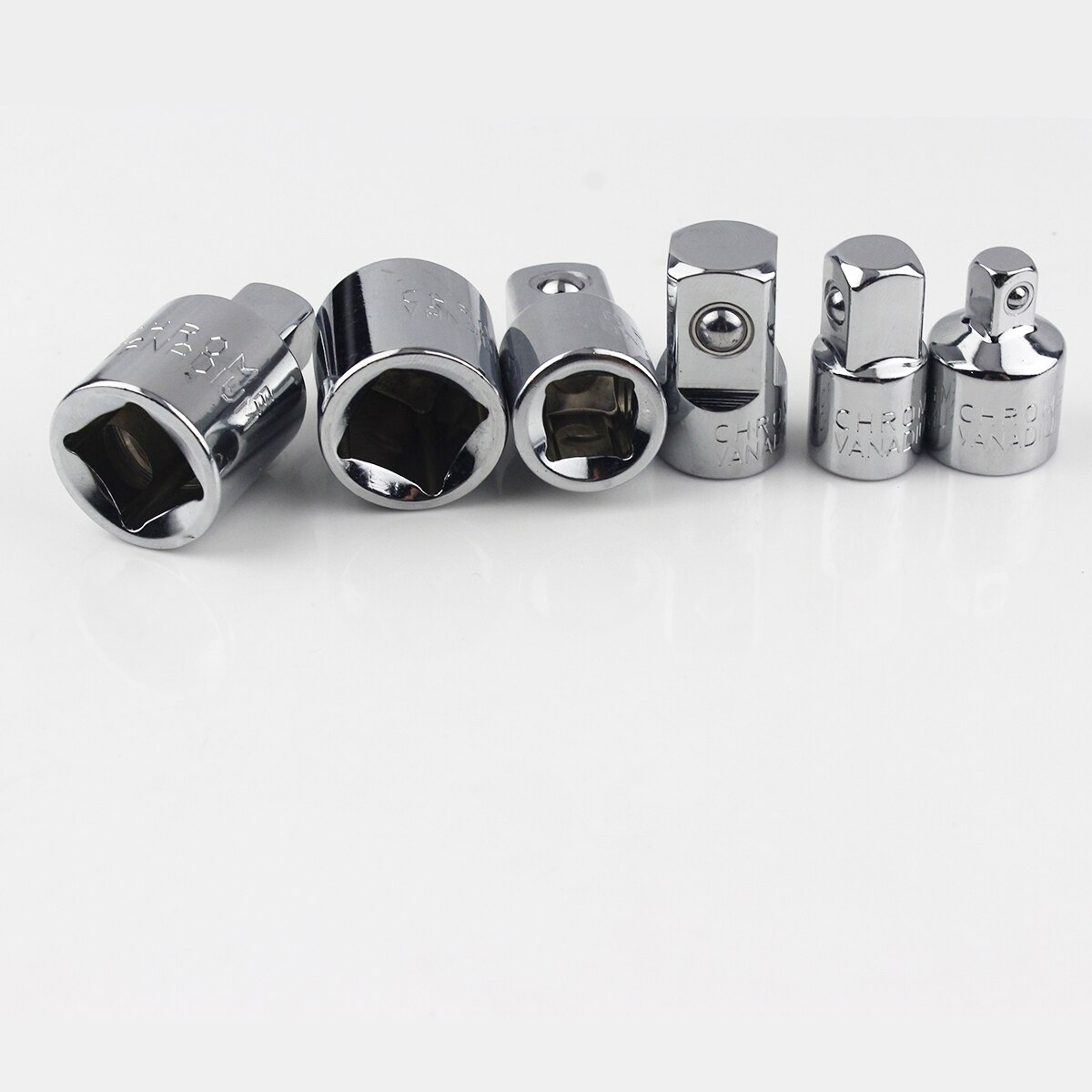 adapter fastnøkkel-stikkontakt skralle fly til stort stål 1pc omformer-hode-hylse 1/2-- til -3/8-1/4-  adapter skiftenøkkel-stikkontakt skralle