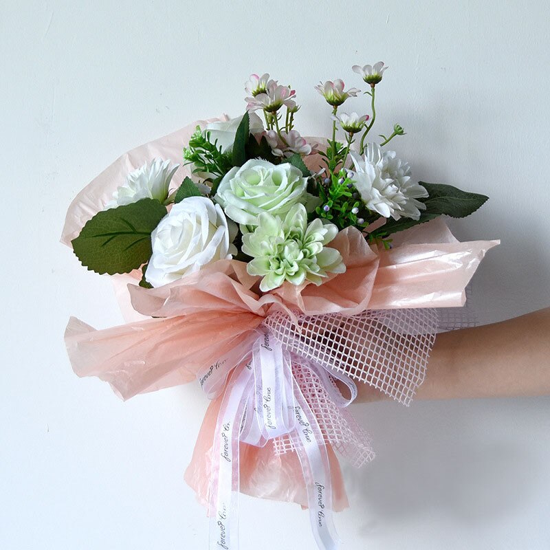50*70cm perlefarvet papir 20 ark / pose silkepapir diy håndlavet håndværk papir blomster pakning bryllup dekoration forsyninger