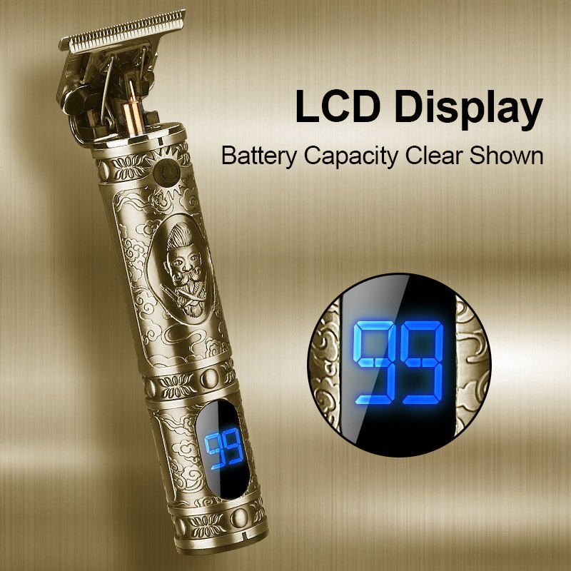 Tondeuse Kapper Tondeuse Voor Mannen Oplaadbare Draadloze Baard Trimmer Clippers Salon Hair Cutter
