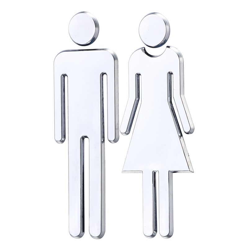 Miesten ja naisten wc/vessa/kylpyhuone/wc/wc -ovikyltti liima -ilmaisin plaketti wc kylpyhuoneen wc -tarra mayitr