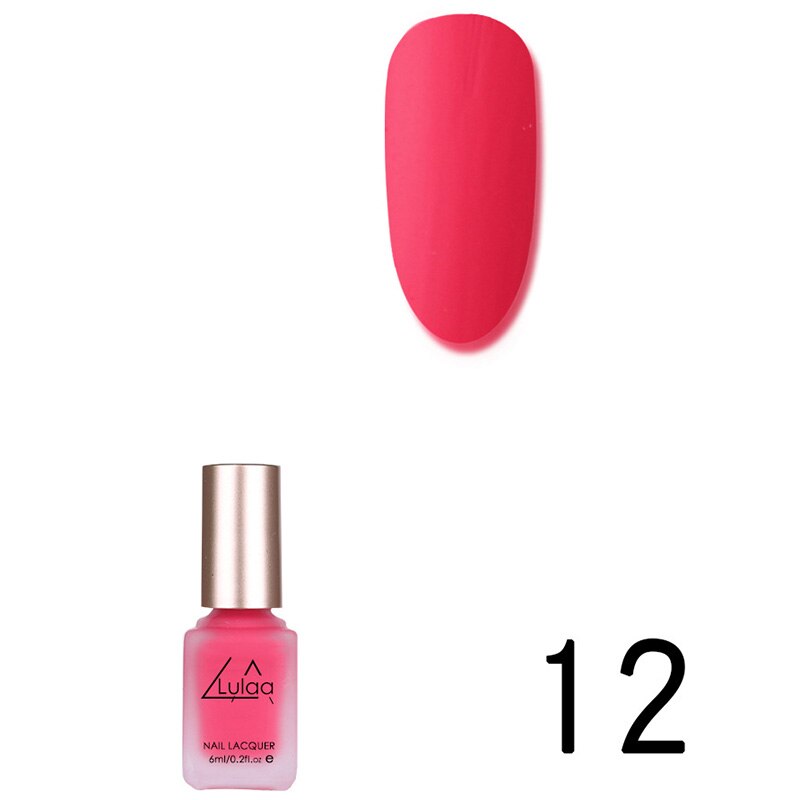 Matowe lakier robić paznokci matowy efekt przyjazne dla środowiska aksamit gładki lakier robić paznokci LDO99: 12