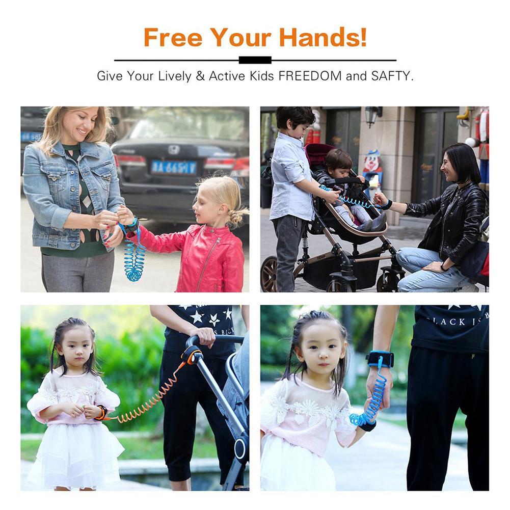 Harnais de sécurité enfant laisse Anti perte réglable lien de poignet Traction corde bracelet ceinture bébé enfants pour enfant en bas âge