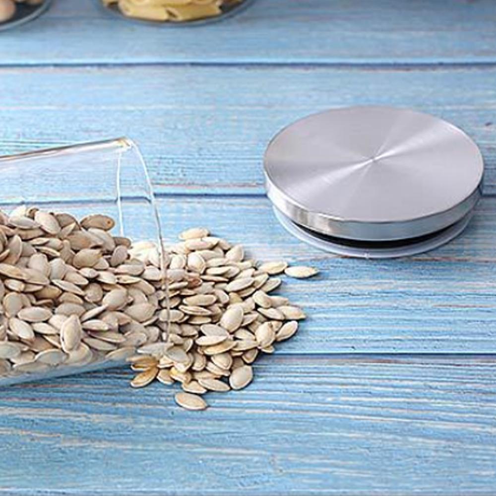 Transparent Glass Food Storage Box Dry Grains Food Storage Bottle Container Kitchen Organizers Sealing Storage Case Jars