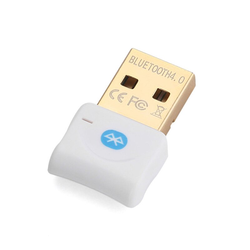 Adaptateur Bluetooth USB sans fil BinFul 4.0 Mini Dongle Bluetooth CSR 4.0 transmetteur Bluetooth 3mbps 20M Windows 10/8/7/XP: white