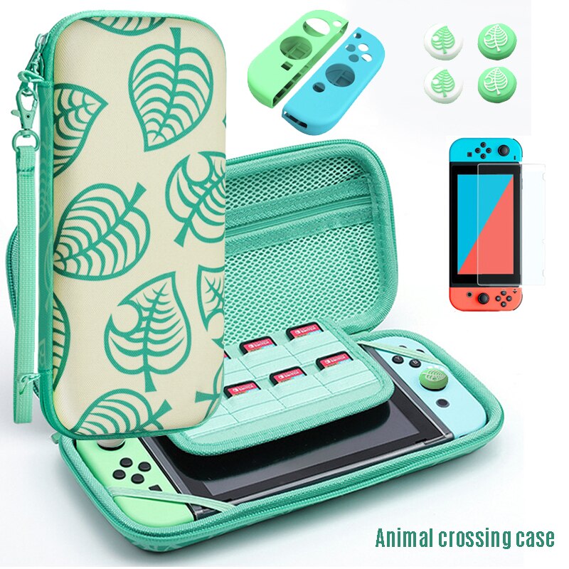 Animal Crossing Carrying Case for Nintendo Switch / Switch Lite / mini Travel Storage Bag for Nintend Switch Console Accessories