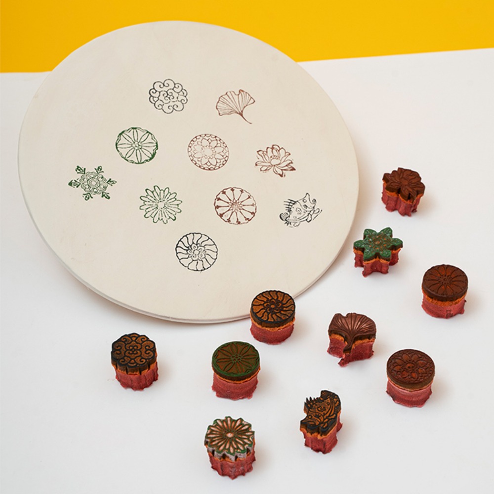 2,5 cm kleine Keramik Schwamm Stempel DIY Prägung Textur Polymer Ton Modell Skulptur Keramik Handwerk Holz stempel Siegel Kunst Hobby Werkzeug
