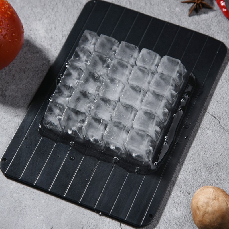Premium Large High Density Aviation Aluminium Meat Fast Defrosting Tray For Kitchen Frozen Foods