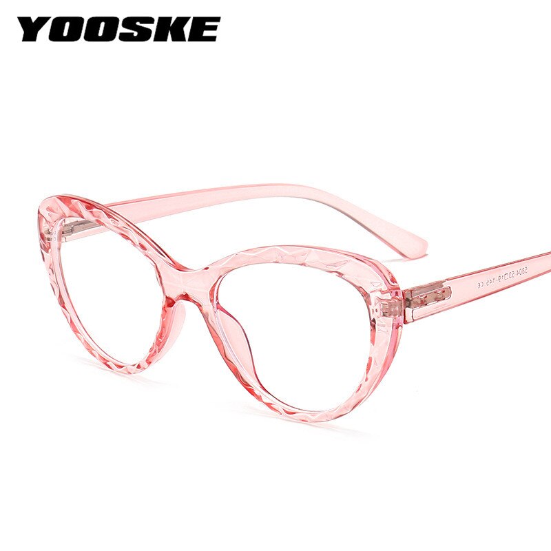 Yooske kissasilmälasien kehys naisille naisille anti-blue vaaleat silmälasit miesten lohkot blue-ray vintage silmälasikehykset