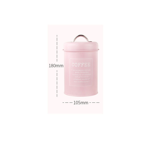 Vintage Metalen Keuken Opslag Bus Potten 1.2l Thee Koffie Suiker Voedsel Opslag Container Verzegelde Koektrommel Keuken Benodigdheden