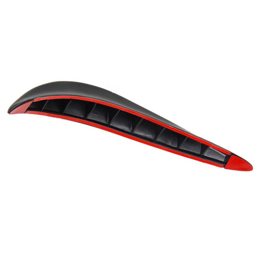 Parachoques delantero Universal para coche, difusor divisor de aletas, alerón para carrocería, Valence, Barbilla, Tuning Canard, 2 piezas