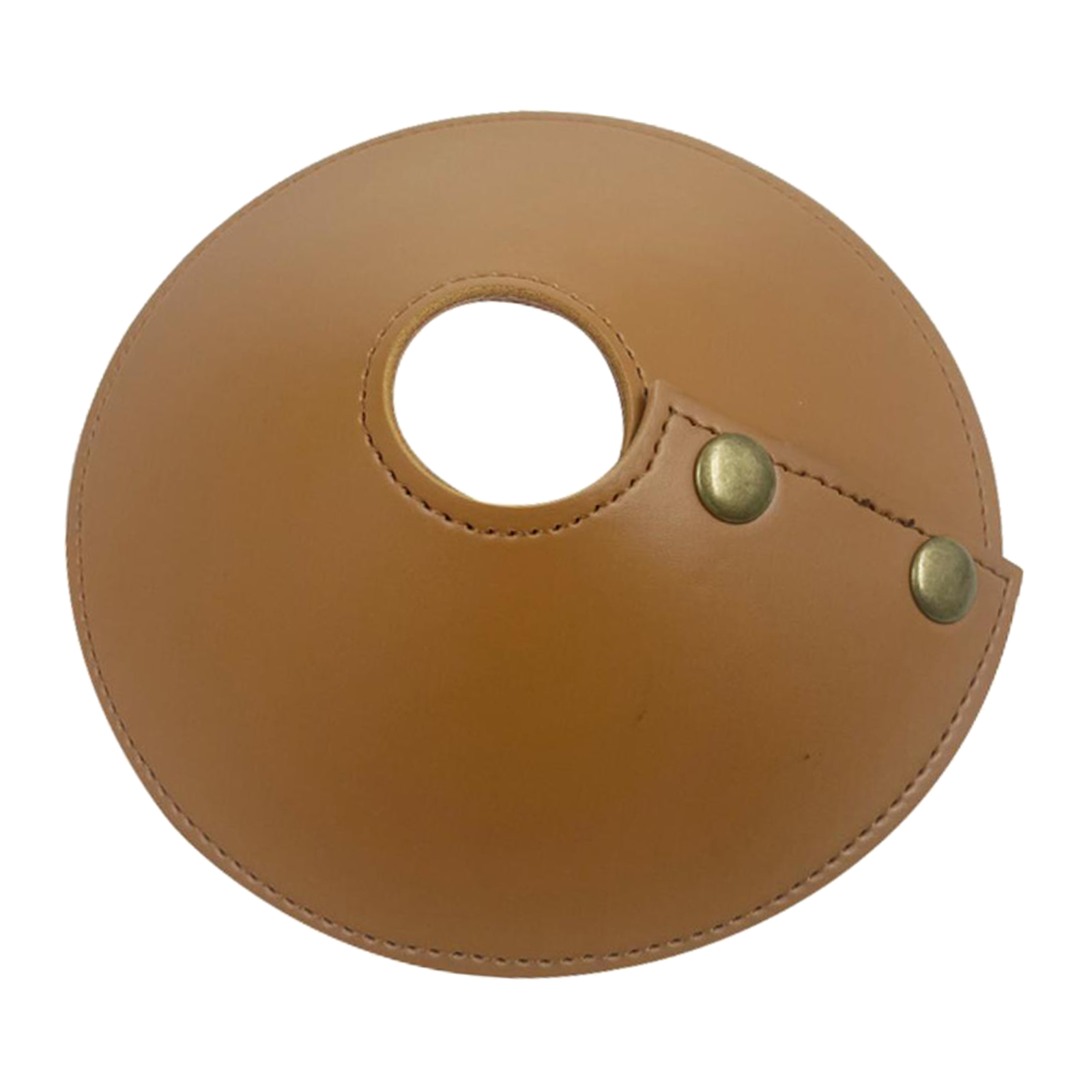 Abat-jour en cuir moderne, couvercle épais de remplacement pour abat-jour d&#39;extérieur, anti-poussière: Light Brown