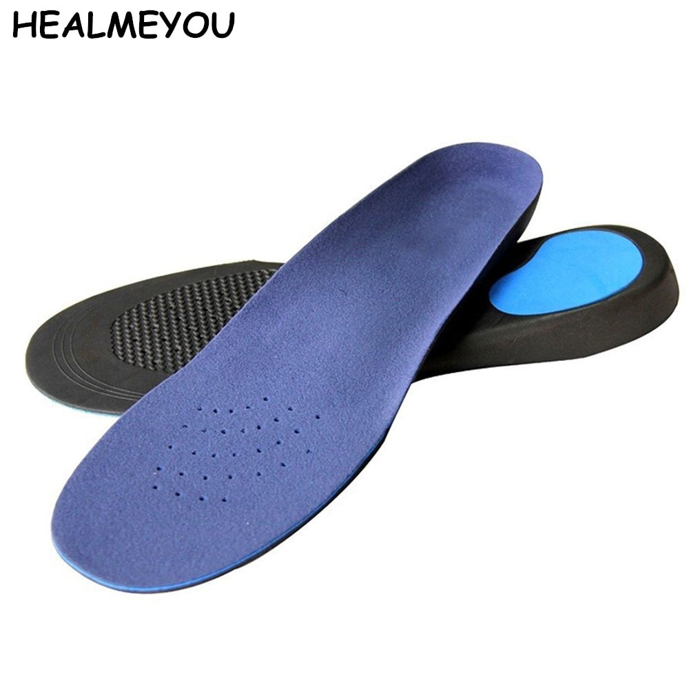 Healmeyou 1 par hukommelseskum ortotik buestøtte sko indlægssåler indsatspuder værktøj s / m / l / xl størrelse