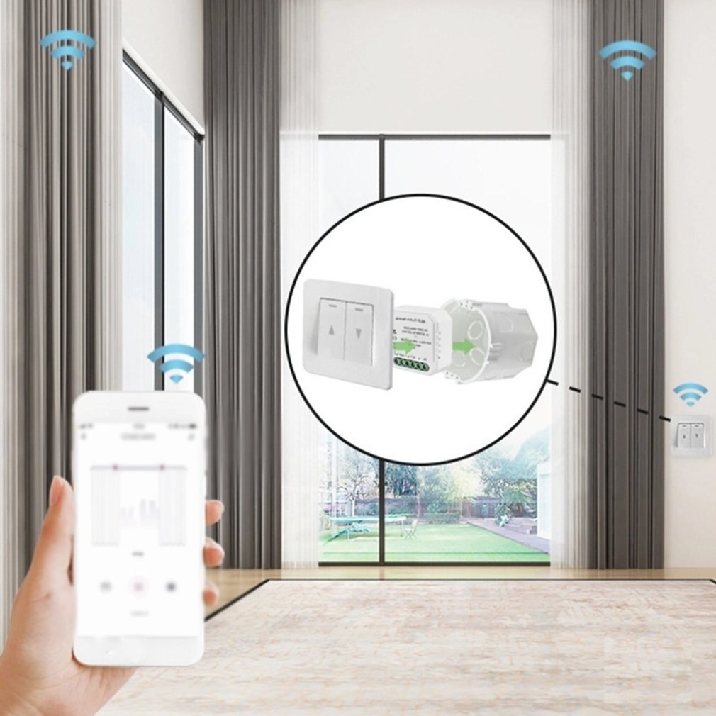 Wireless Remote Control Timer Switch Suitable For Electric Curtain And Electric Roller Blind Wireless Remote Control