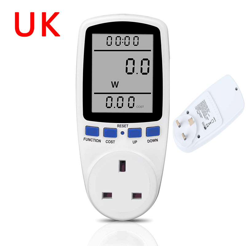 Electronic digital timer switch UK US AU EU FR kitchen timer 24 Hour cyclic programmable timing socket: green