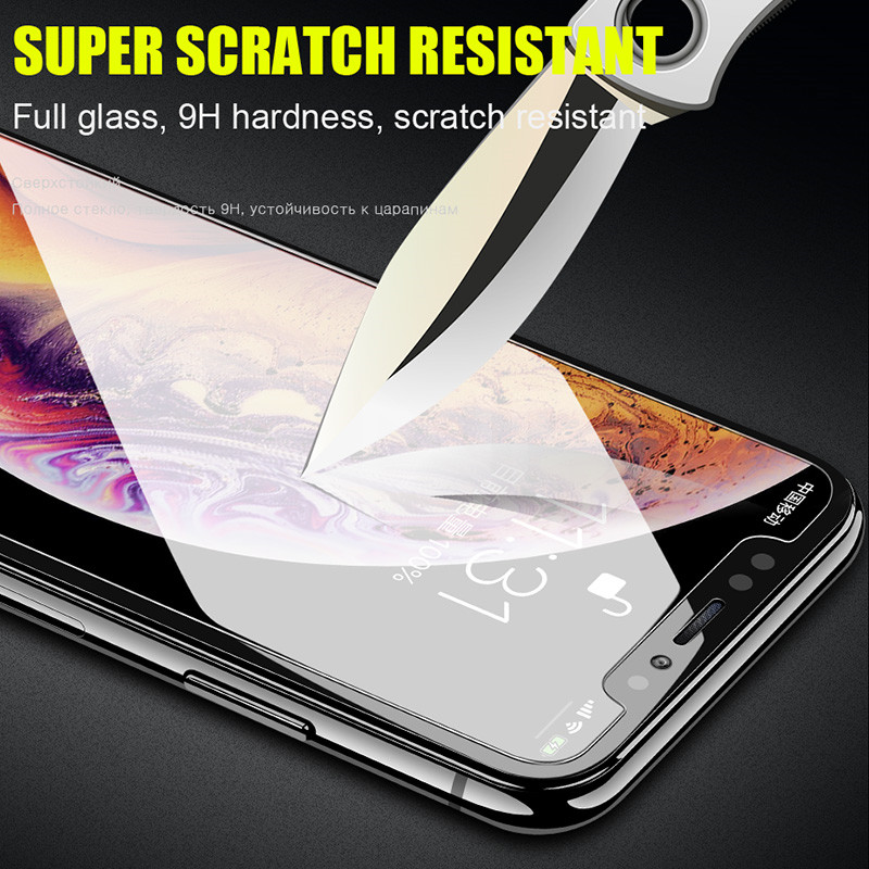 Screenprotector Gehard Glas voor IPhone X XR XS Max 8 7 6 6S Plus 5 5S SE Screen protector Film Telefoon Verre Tremp Coque