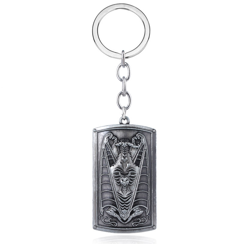 Game Dark Souls Keychain Sun Knight Shield Ornstein Artorias Sword Smough Hammer Key Chain Pendant Cosplay Jewelry: Gold