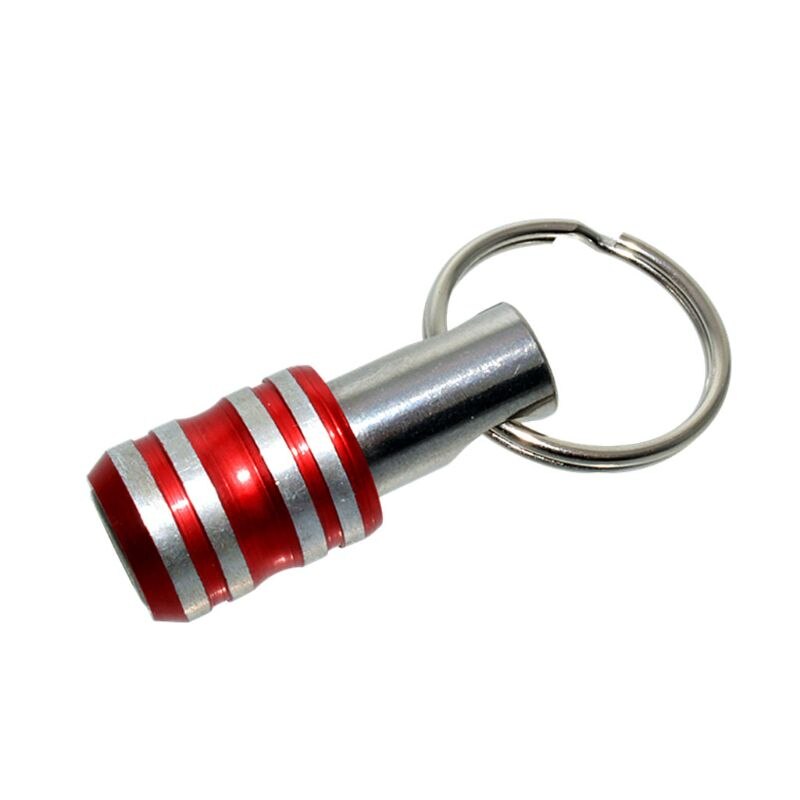 1/4inch Hex Shank Screwdriver Bits Holder Extension Bar Drill Screw Adapter Quick Release Keychain Easy Change: Wine Red