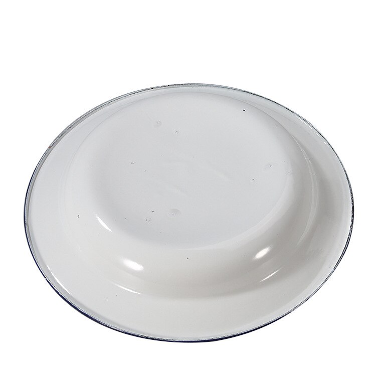 Styl ludowy talerz przekąnarty płytkie talerze emalia danie prześdowcip przetwarzanie tanie płyta losowy wzór talerze porcelanowe