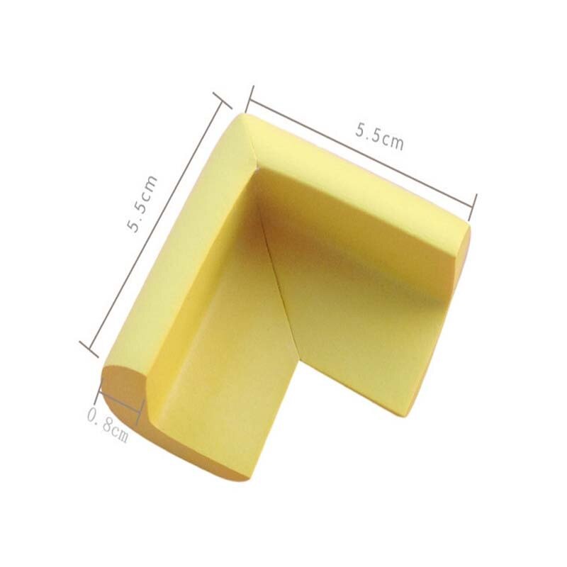 Protectores de esquina y ángulo de mesa de escritorio de espuma con forma de , seguridad para niños y bebés, 10 unids/lote, aTRQ0256