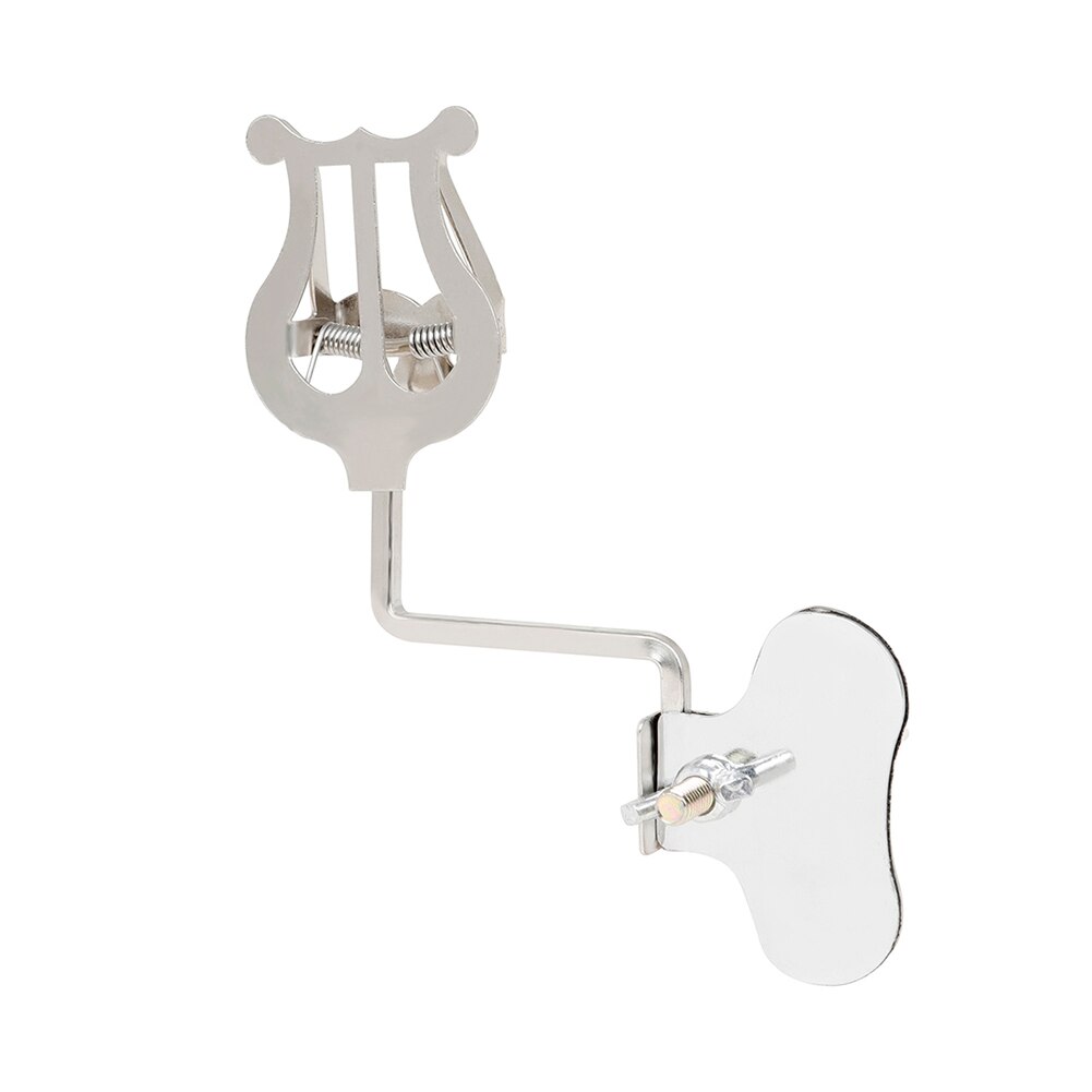Pocket Trumpet Clip Sheet Music Holder Clip-on Stand Saxophone Trumpet Trombone Clarinet Marching Spectrum Clamp-On