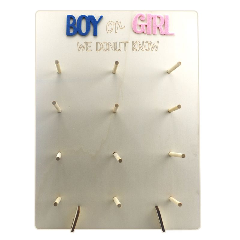 Wood Bread Dessert Wall Display Stand Candy Sweet Cart Rack Decor Wedding Party