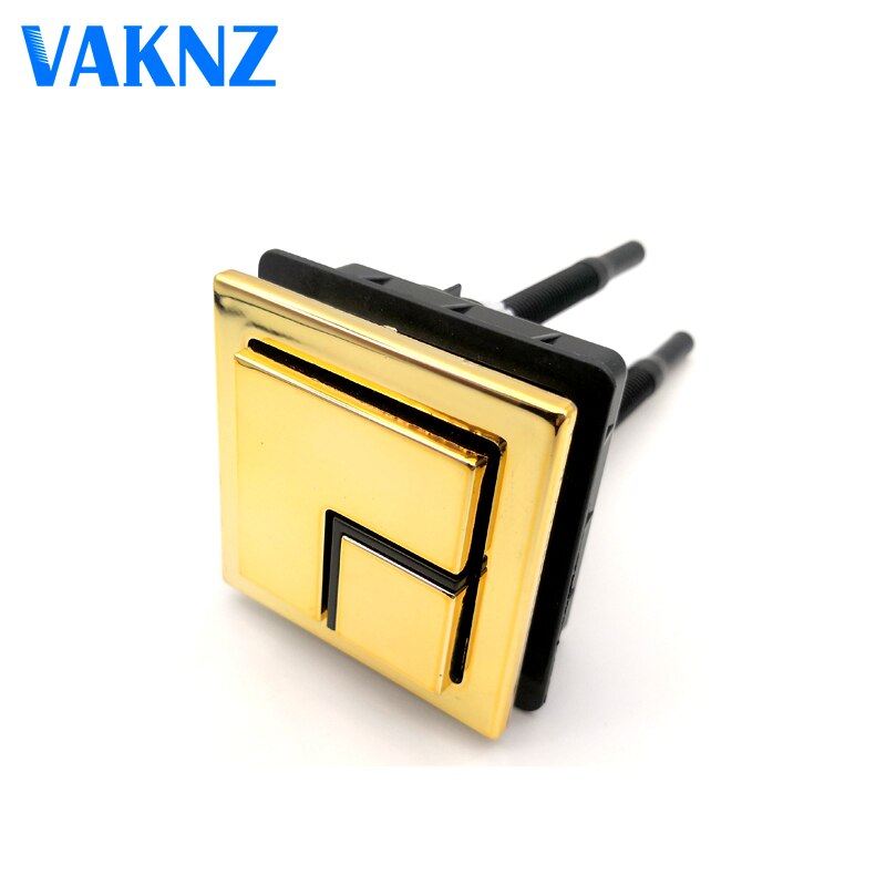 57x57mm Dual Flush Toilet Tank Gold colour Button Square shape Toilet Push Buttons Bathroom Accessories