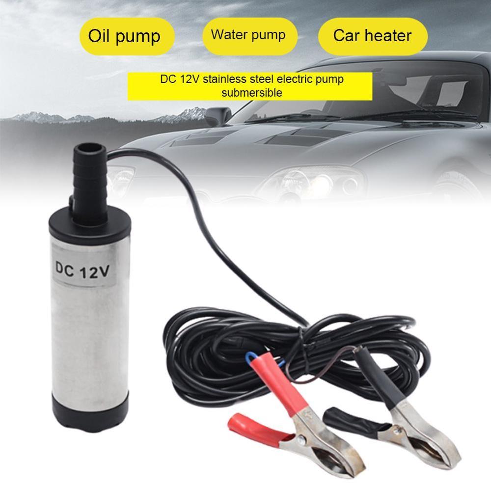 Bærbar mini 12 vdc rustfritt stål sølv elektrisk for pumping vannpumpe nedsenkbar elektrisk pumpe nedsenkbar dy  k9 e 9