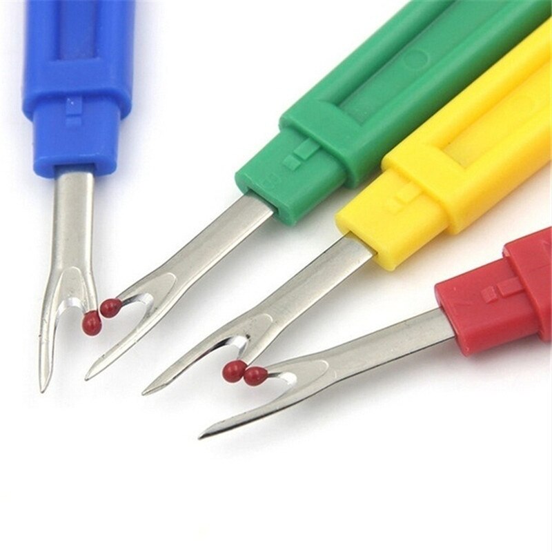 1 Pcs Sewing Tools Sharp Stitches Removed Tool Safe Plastic Handle Craft Thread Cutter Seam Ripper Cross Stitch Sewing Tools