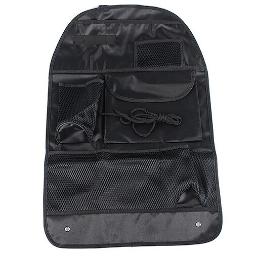 Práctico organizador de asiento trasero de coche bolsa de almacenamiento multibolsillo