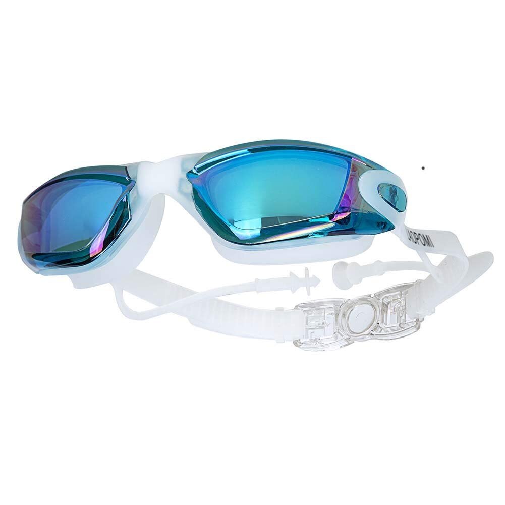 Swimming Goggles Women Men Adjustable UV Protect Waterproof Anti fog Eyewear Swim Pool Diving Water Glasses Gafas: Beige