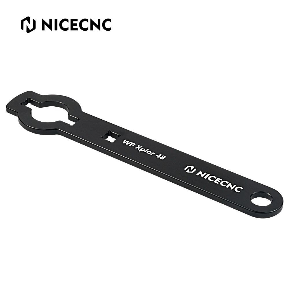 NICECNC WP Xplor llave de tapa de horquilla herramienta de ajuste de precarga para KTM EXC-F 350 -2022 XC-W 250 300 TPi seis días Husqvarna TE 300i: Negro