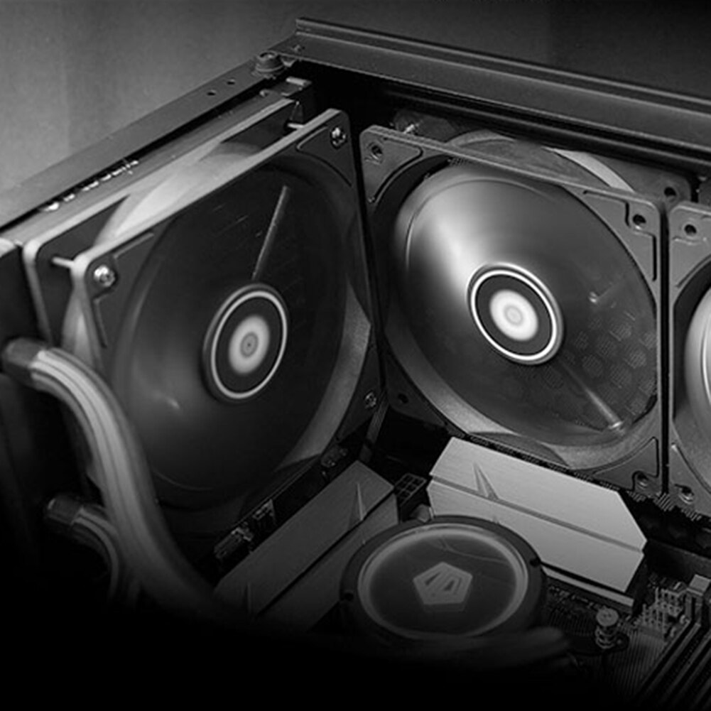 4 Pin 120mm Desktop Chassis Fan Computer PC Case PWM Cooler Fan,Noise reduction and heat dissipation of 13 blades