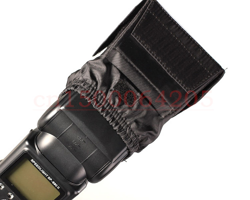 Softbox Flash Diffusore Soft Box Lambency Copertura 9x9 cm Nero per canon nikon