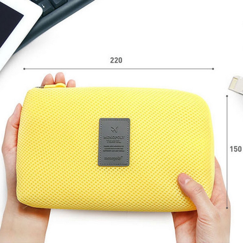 Draagbare Oplader Tas Digitale Kabel Case USB Organizer Power Bank Houder Kit Bag