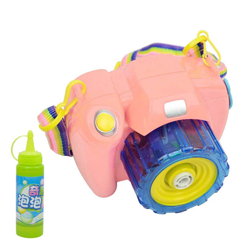 Appareil photo bulle Machine Portable bulle ouragan Machine automatique enfant jouet avec lumière LED musique nk-shopping