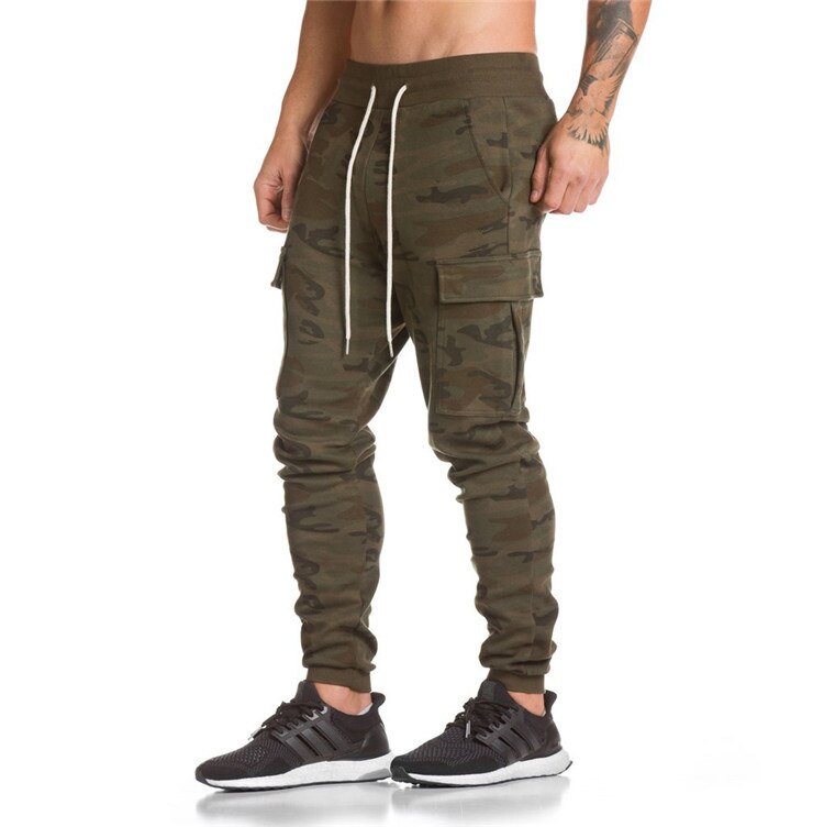 Camouflage joggingbroek heren joggingbroeken heren casual lange broeken sportkleding plus size m -3xl
