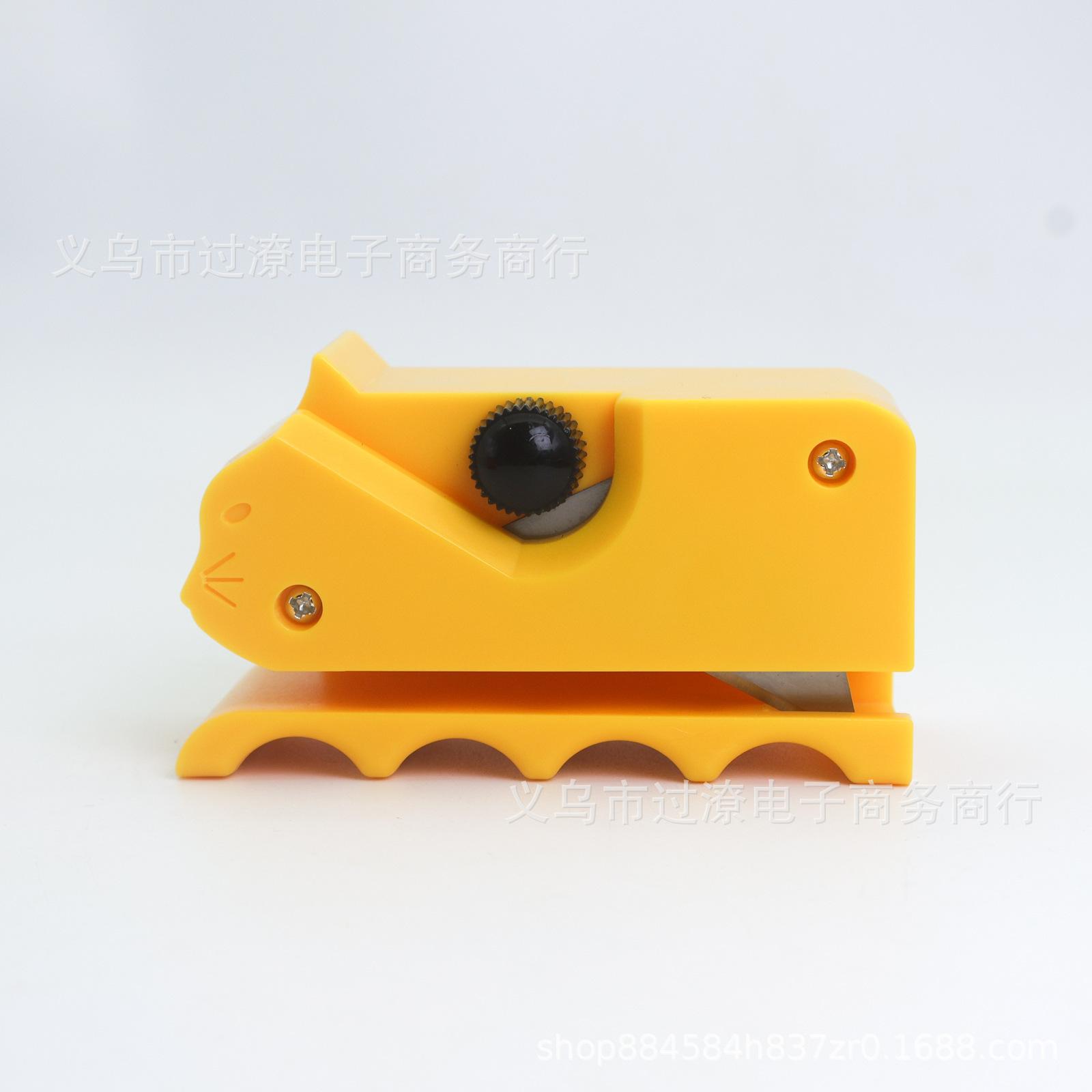 Nueva máquina cortadora de cartón, cortador de cartón casero para rascadores de gatos, pelacables de tiras, herramientas artesanales de plástico DIY: Verde
