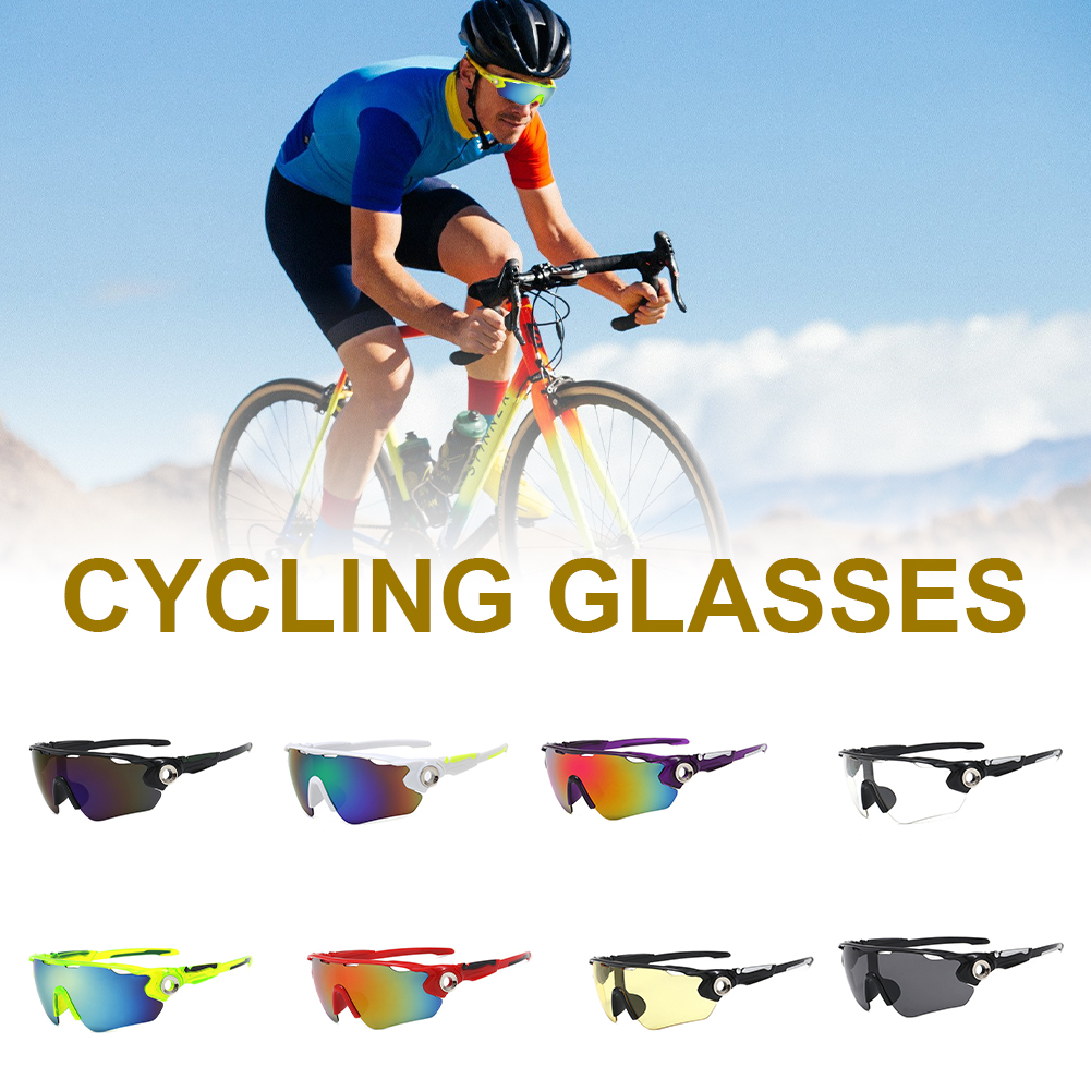 Óculos de ciclismo 8 clolors esportes ao ar livre óculos de sol das mulheres dos homens ciclismo mtb óculos de equitação de estrada bicicleta óculos de sol
