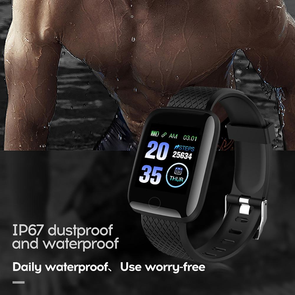 116 Plus Smart Horloge Bond Touch Sport Fitness Bluetooth Armband Intelligent Smartwatch