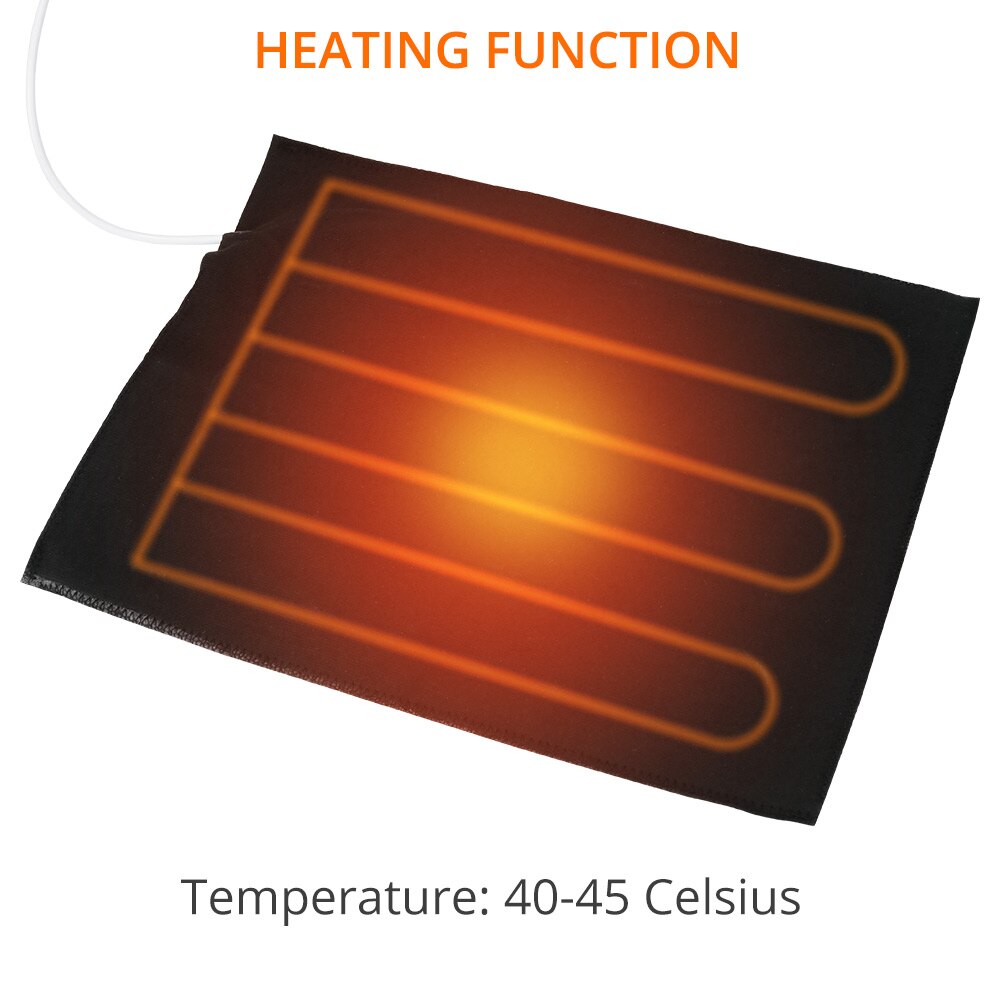 1PCS 5V Carbon Fiber Heating Pad Hand Warmer USB Heating MatFilm Electric Winter Infrared Fever Heat Mat For Pain Relief