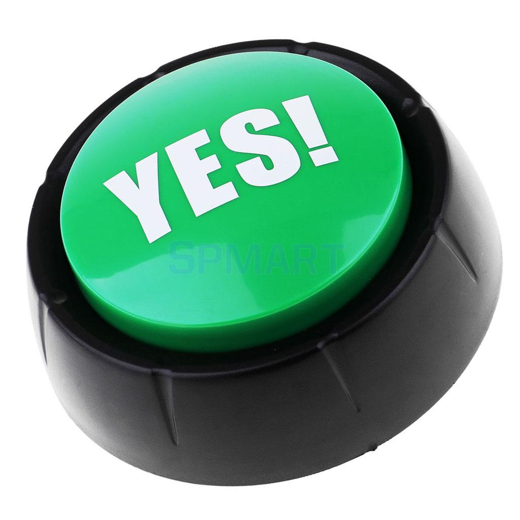 Learning Resources Dome Shaped Sound Buttons Party Game Show Answer Buzzers ''YES'' Novelty Toys for Pub Bar KTV 4 Colors