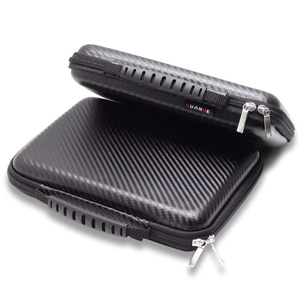 Grande capacidade de couro saco de armazenamento digital eletrônico para banco de potência usb flash drive jogo cartão de memória hdd caso organizador de viagem