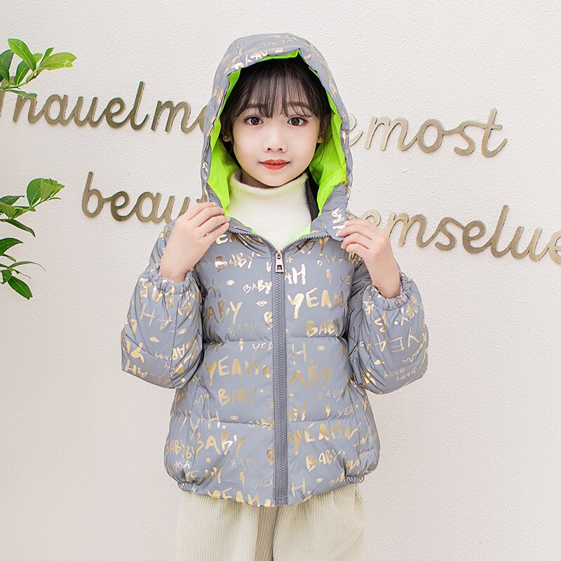 Jxysy Childrens Jas Winter Down Voor Jongens Overalls Voor Meisjes Winter Jas Warm Reflecterende Snowsuit Childrens Parka 4-9 jr