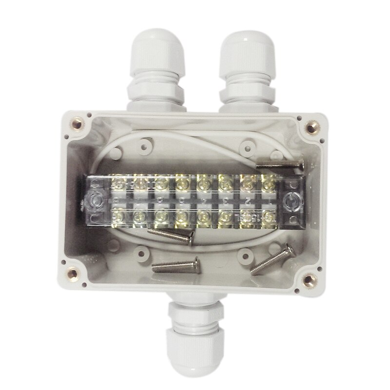 JFBL Abs Waterproof Junction Boxes Connection Outdoor Indoor Distribution Box Electrical Enclosure Case With Cable Glands Co