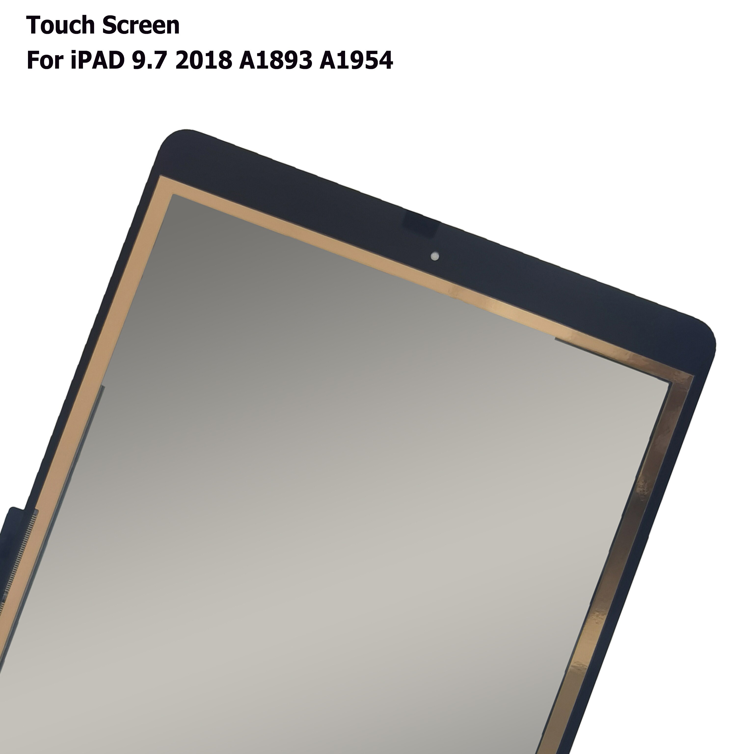 9.7" Touch Panel replacement For iPad 6 A1893 A1954 Touch Screen Digitizer Front Outer Glass With Button